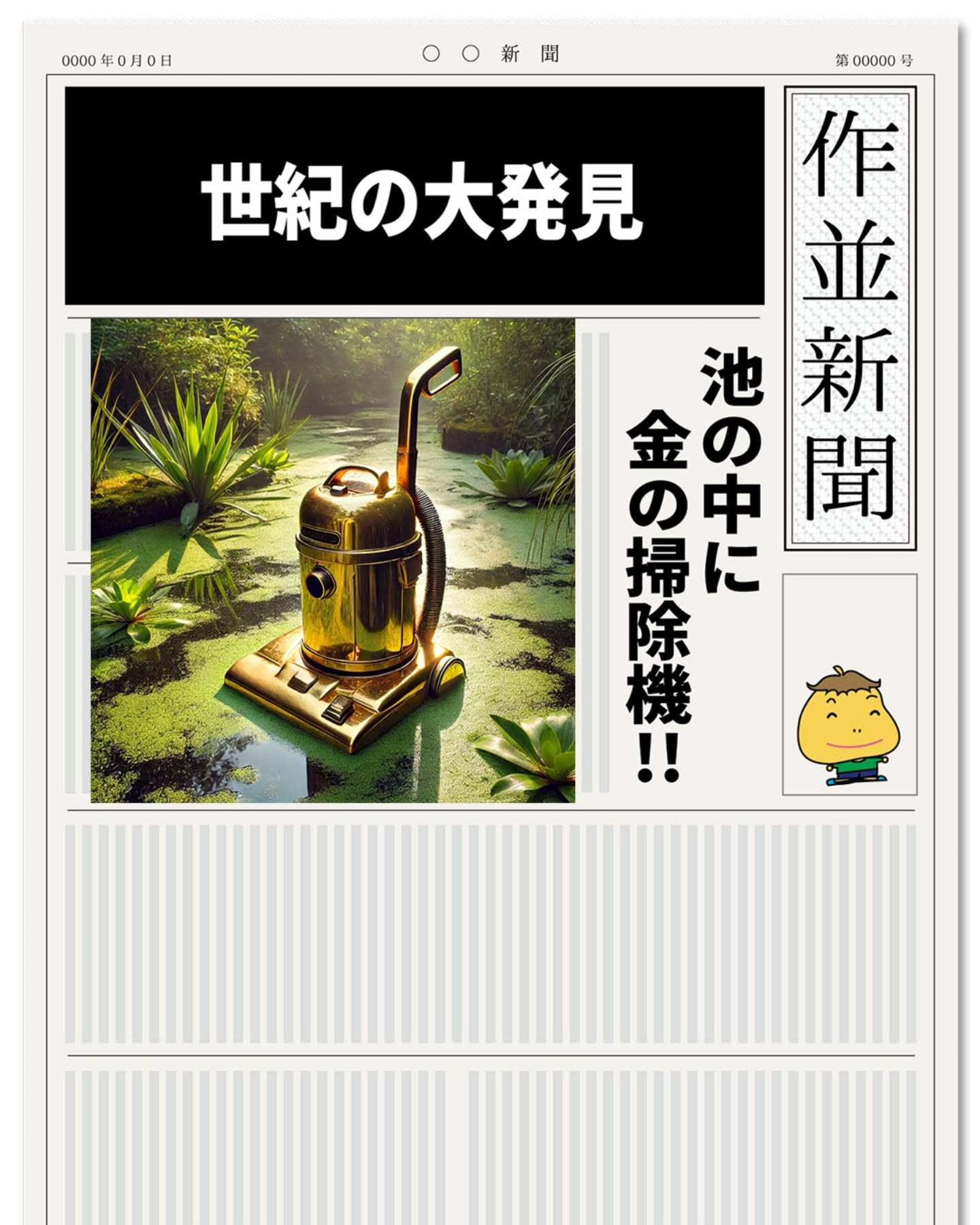 「たけやぶやけた」だけじゃない。皆さんも回文を考えてみませんか。子どもが知恵を出し合って考えた回文です!どんなシチュエーションだ!!#画像生成AI に描かせてみました。「池の金でできた掃除機の記事嘘、滝で電気の刑」「いけのきんでできたそうじきのきじうそたきででんきのけい」 #作並 #回文 #仙台庵 #回文の里 #回文の里作並 #回文チャレンジ #回文職人 #回文で遊ぼう #回文好きと繋がりたい #回文の世界 #回文クリエイター #回文大会 #回文を広めよう #回文パズル #今日の回文 #Palindrome #PalindromeChallenge #PalindromeLover #PalindromeFun #PalindromeWorld #PalindromeCreators #PalindromeGame #DailyPalindrome #PalindromeArt #PalindromeTime #PalindromeMasters - from Instagram